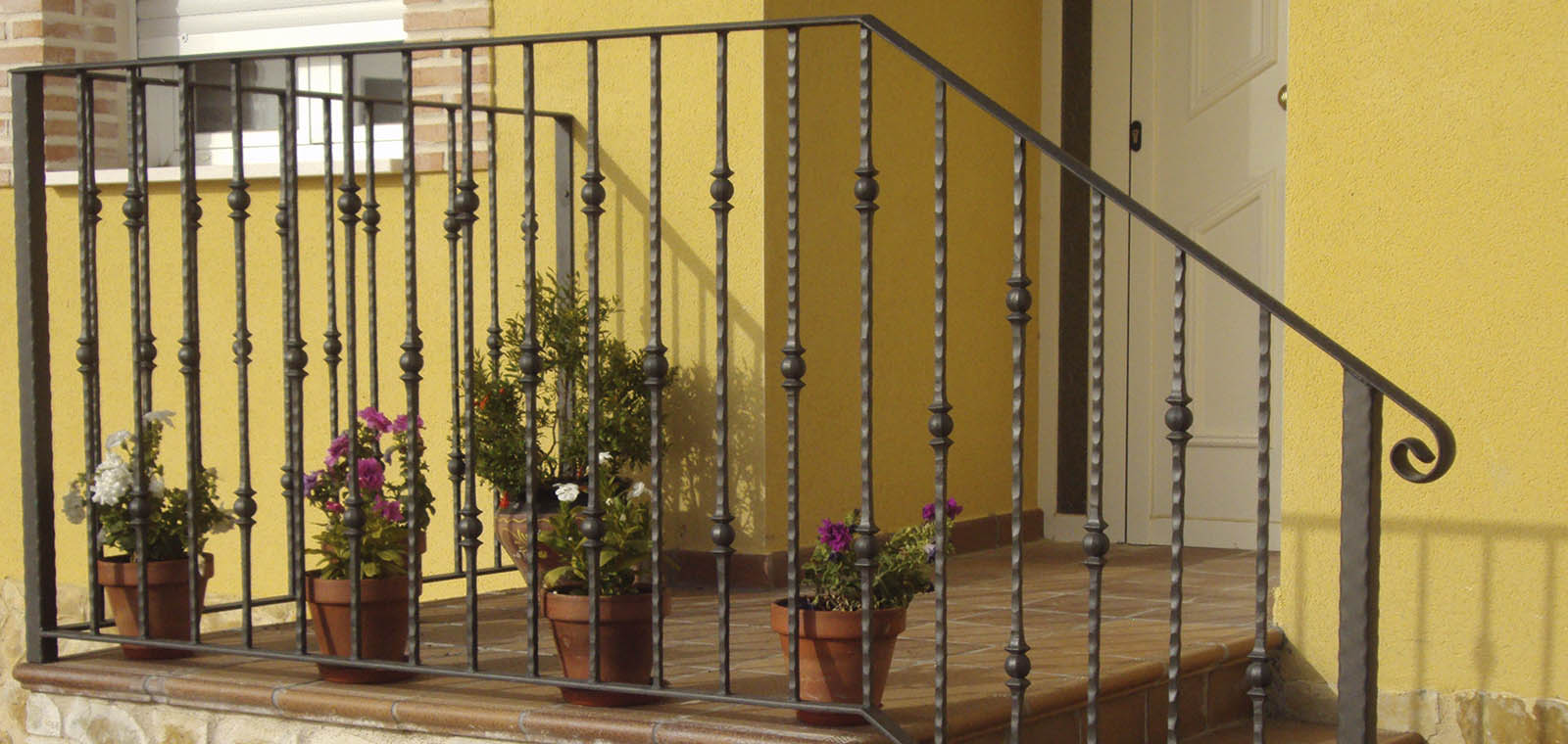 Barandilla en forja