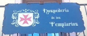 Cartel Balcón metálicas muñoz para Hospedería de los Templariso